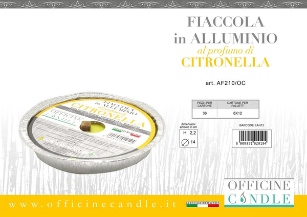 Candela alla citronella · Art. AF210OC
