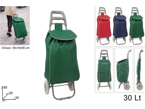 Carrello spesa 30 lt 3 col.