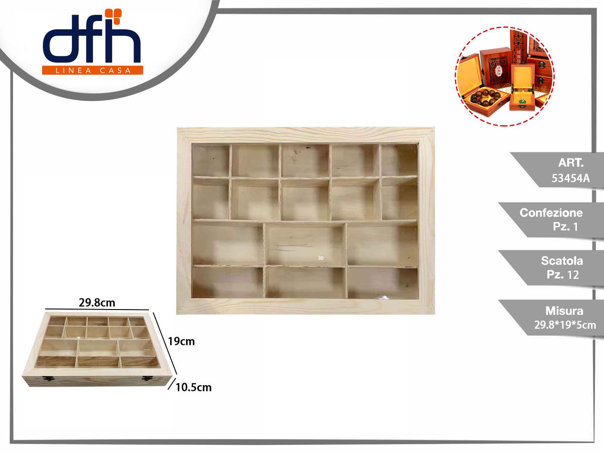 Cassettiera in legno