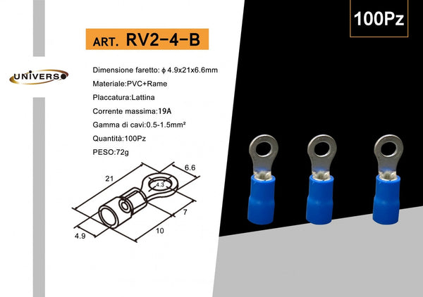 Terminali e capicorda – RV2-4-B