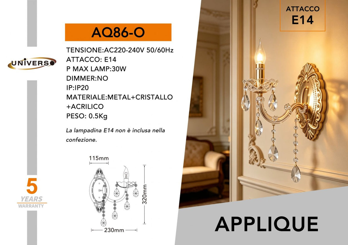 Applique da interno – AQ86-O