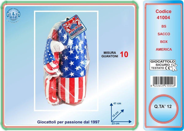 America, sacco con guantoni giocattolo LIP41004