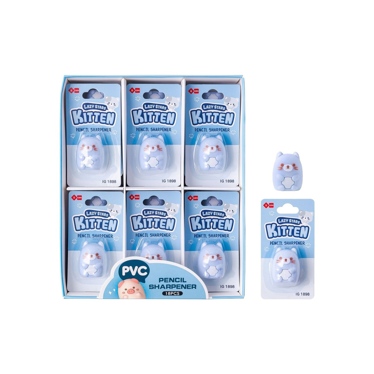 Temperino con decorazione gatto