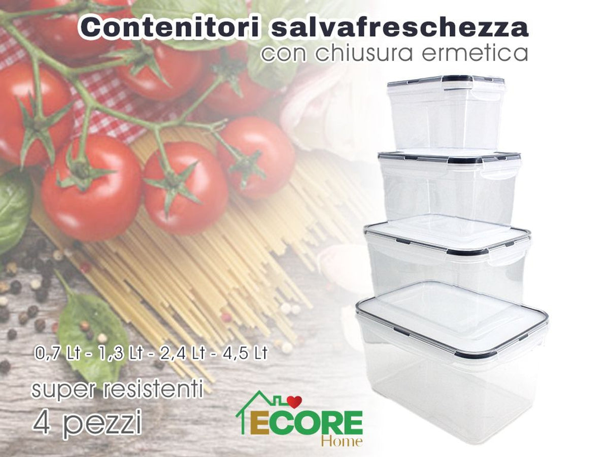 CONTENITORE CIBO 4 pz
