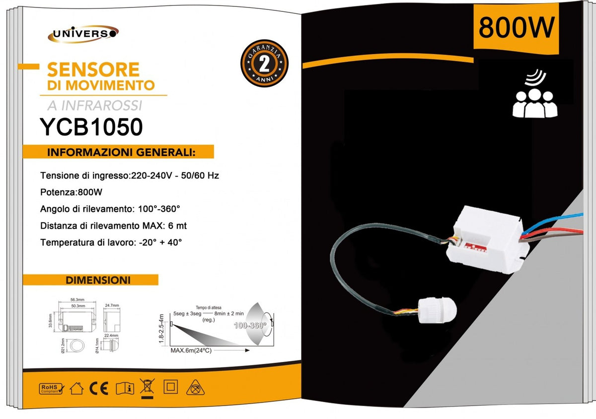 Sensore di movimento – YCB1050