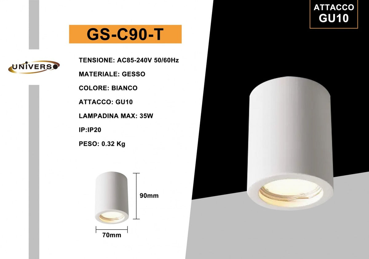 Porta Faretto Universo – GS-C90-T