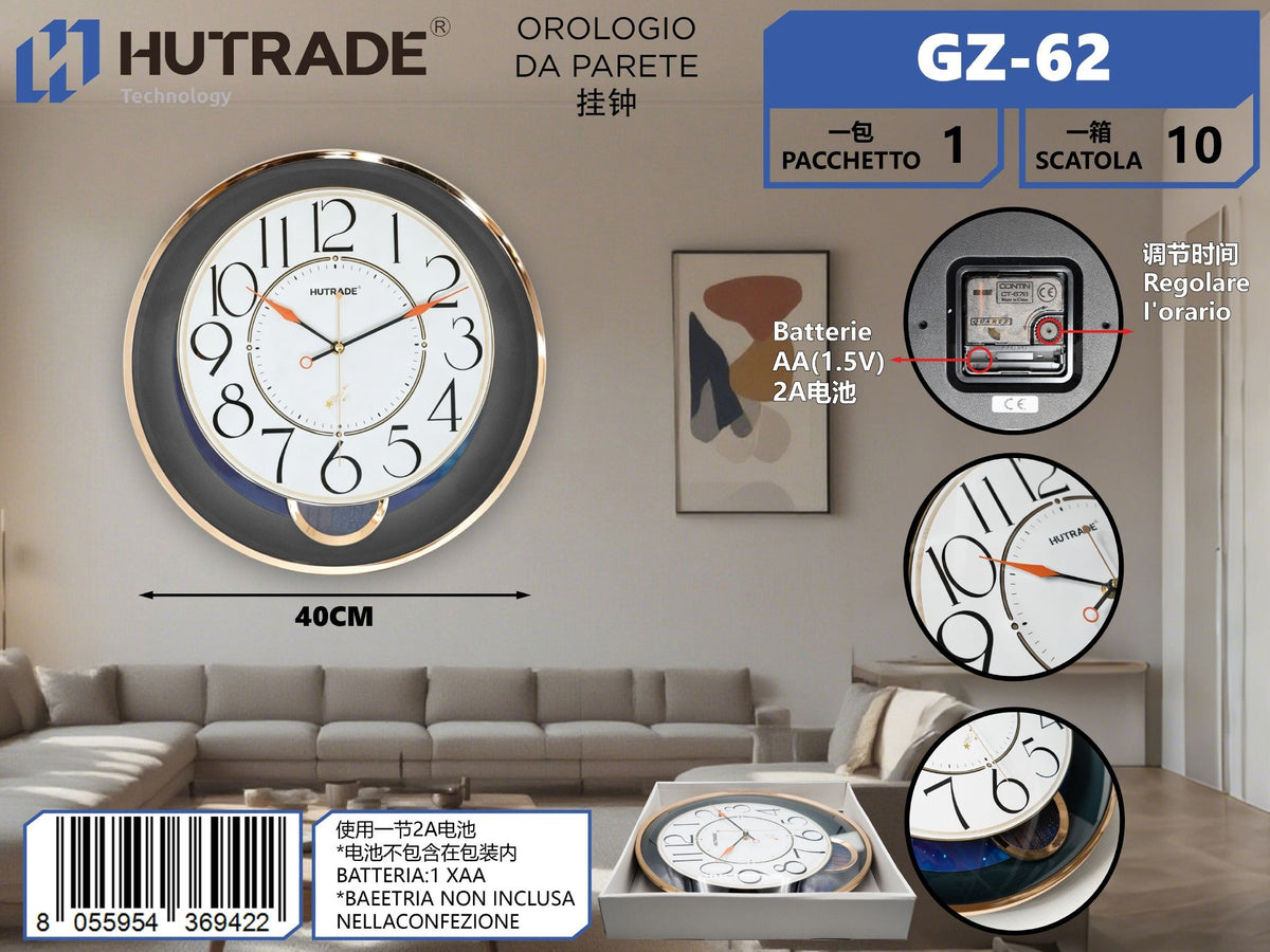 GZ-62 OROLOGIO DA PARETE CIRCOLARE
