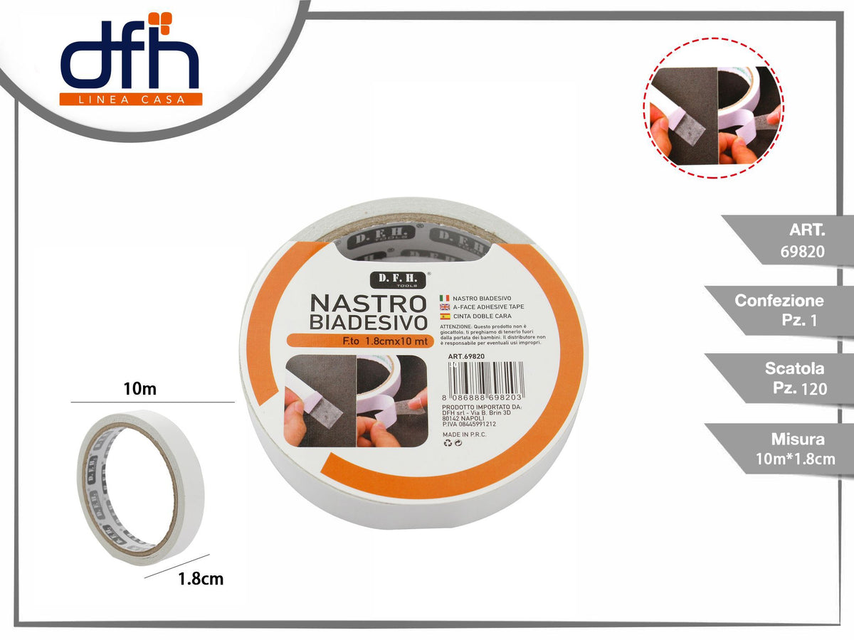 Nastro biadesivo 1.8cmx10m