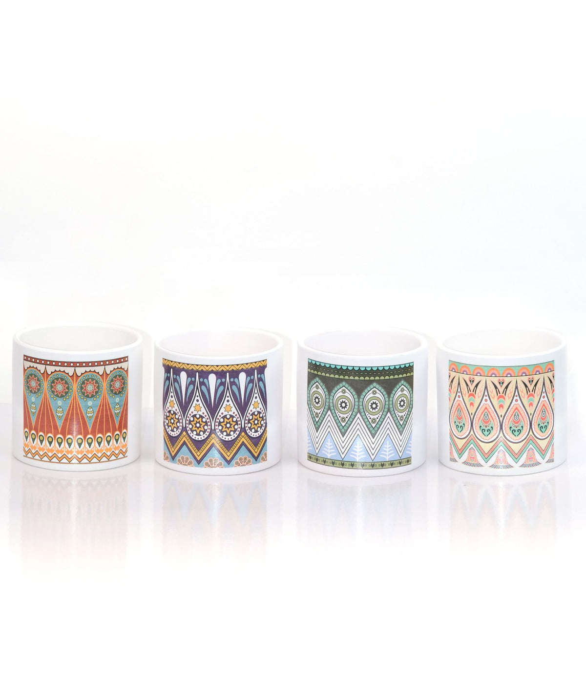 Vaso cilindrico decorato · fantasie assortite