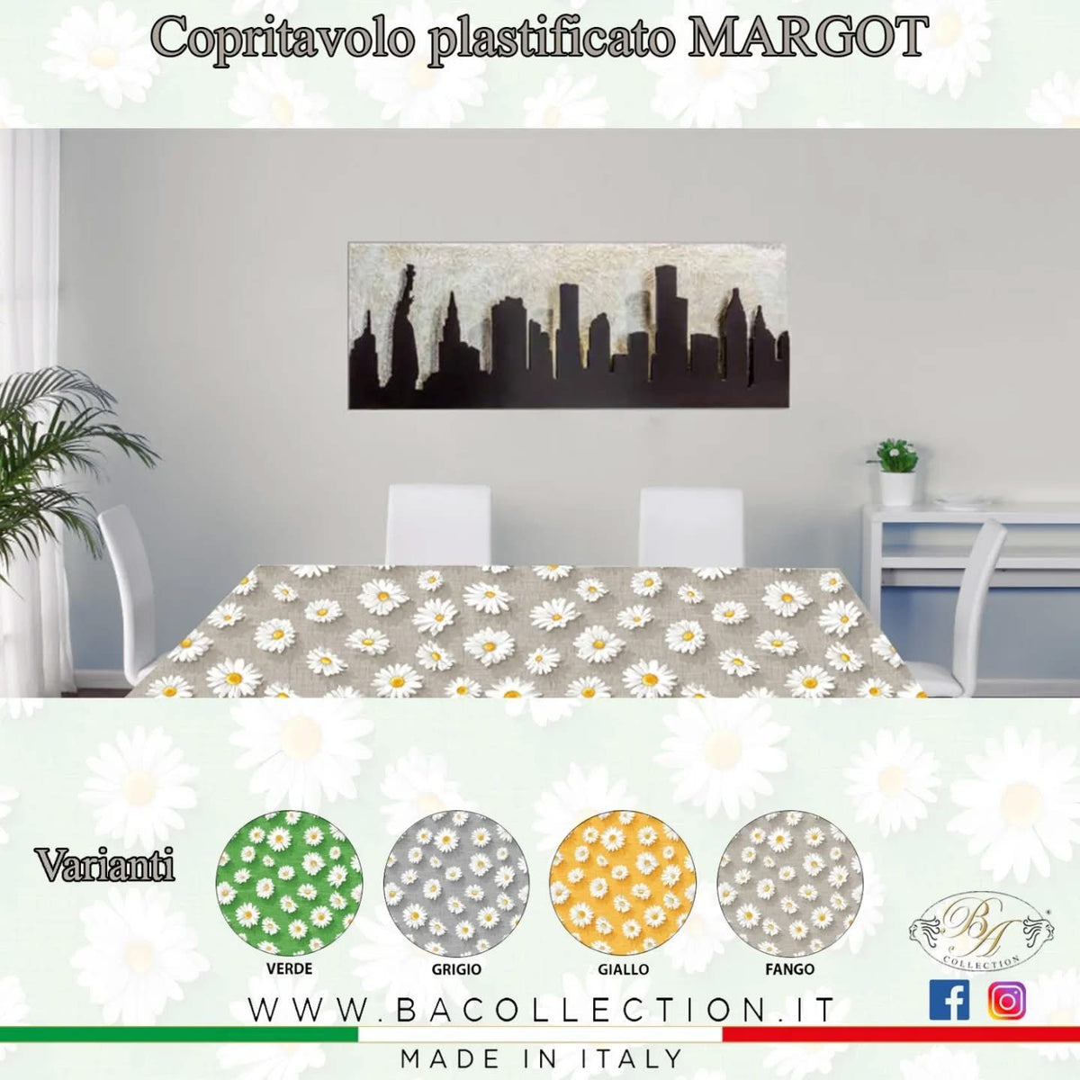 Tovaglia plastificata MARGOT