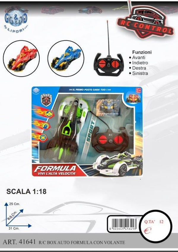 Auto Formula giocattolo con volante LIP41641