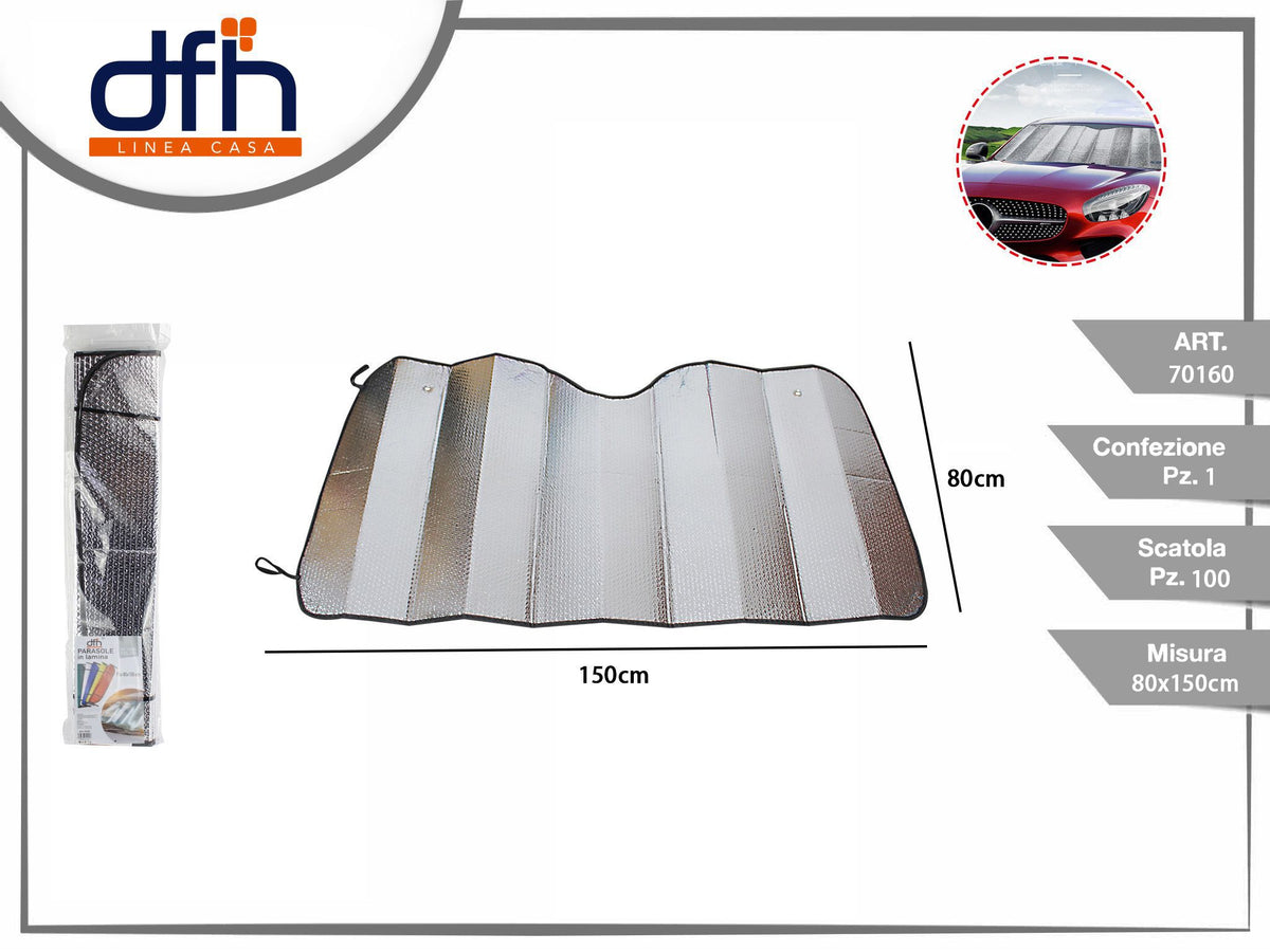 PARASOLE PER AUTO 150 × 80 cm