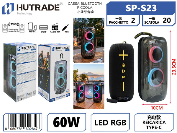 SP-S23 CASSA BLUETOOTH PICCOLA DA 60W