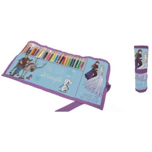 Astuccio arrotolabile con 24 pastelli