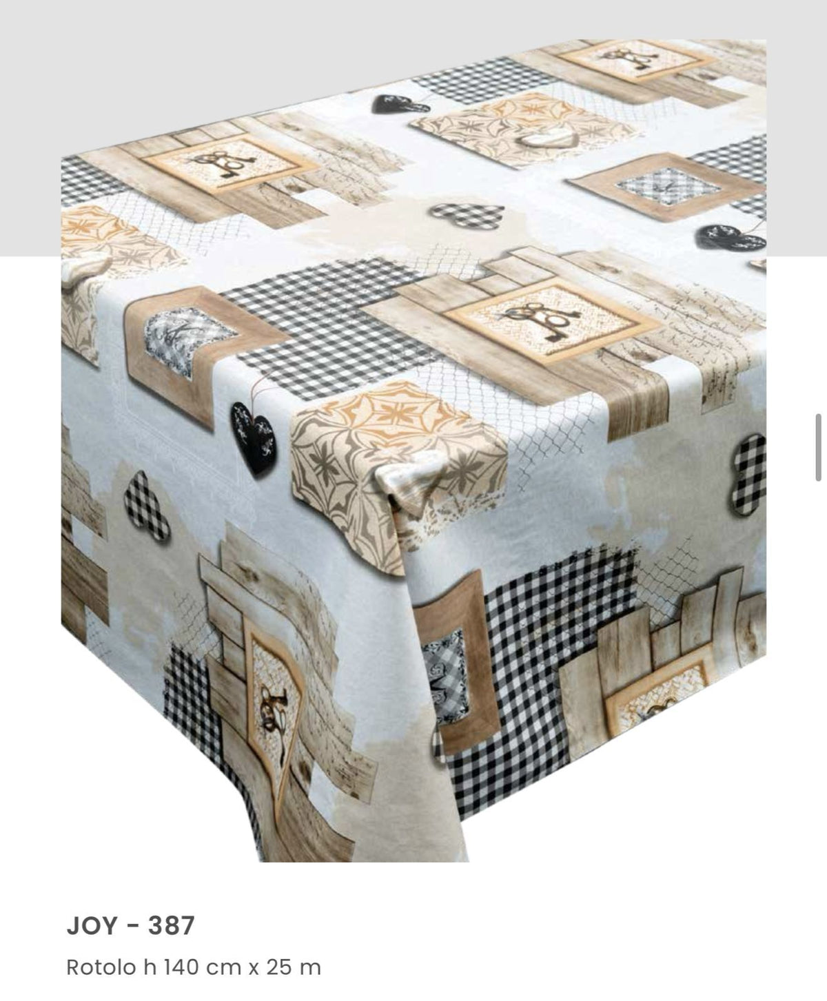 Tovaglia in rotolo · art. JOY-387