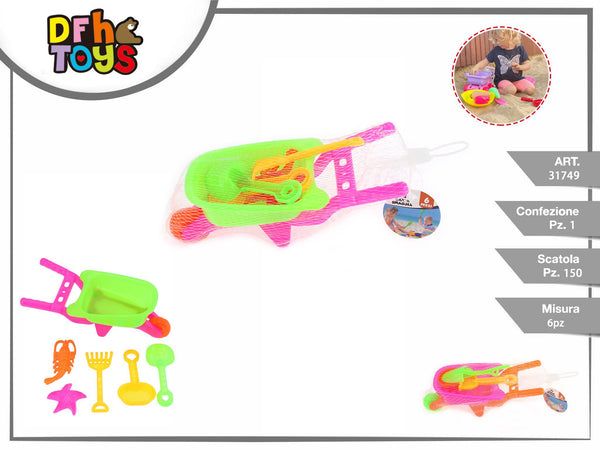 GIOCHI SPIAGGIA 6 pz
