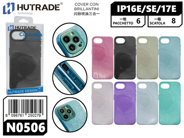 COVER CON BRILLANTINI IP16E/SE 2025/17E – N0506 021155