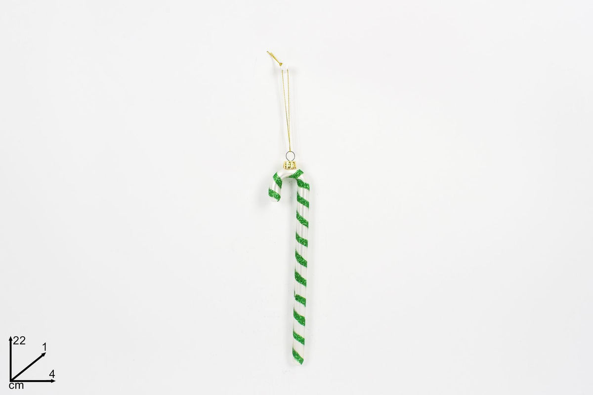 Decorazione in vetro a bastoncino — 22 cm