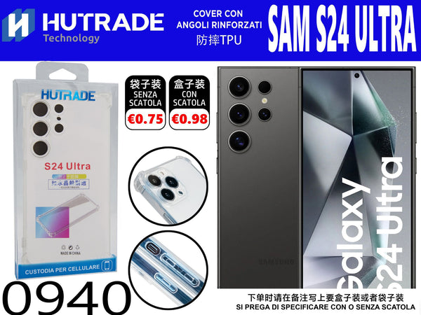 COVER TRASPARENTE ANTIURTO S24ULTRA – 0940 014320