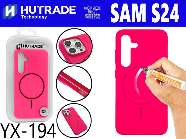 YX-194 COVER COLORATA MAGSAFE SAM S24 FUCSIA