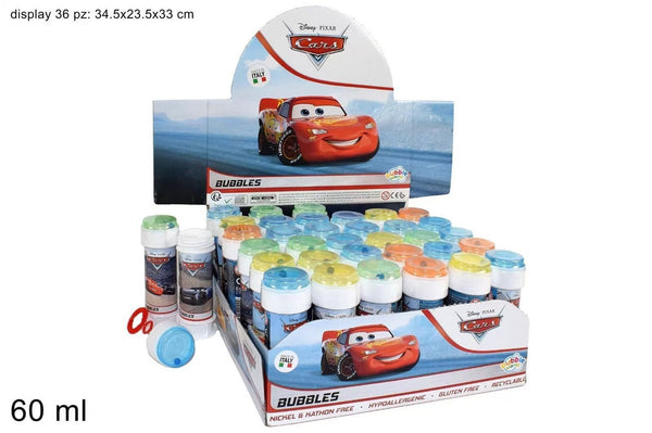 Bolle di sapone cars art