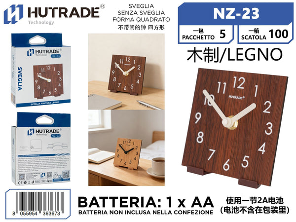 Orologio da tavolo quadrato NZ-23