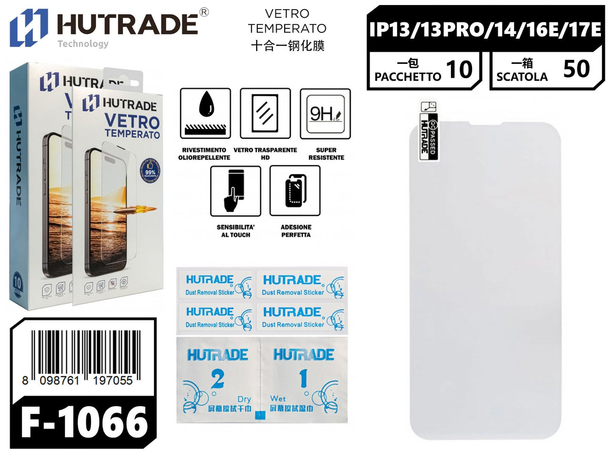 PELLICOLA DI VETRO IP13/13 PRO/14/16E – F1066 547505