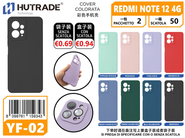 COVER COLORATA REDMI NOTE 12 4G – YF02 006768