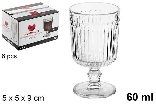 BICCHIERE DA LIQUORE ROMA 60 ml