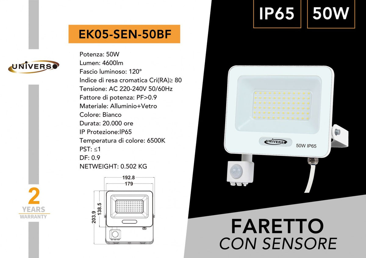 Proiettore LED – EK05-SEN-50BF