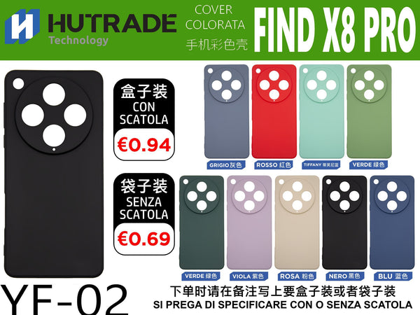 COVER COLORATA TPU OPPO FIND X8 PRO – YF02 006913
