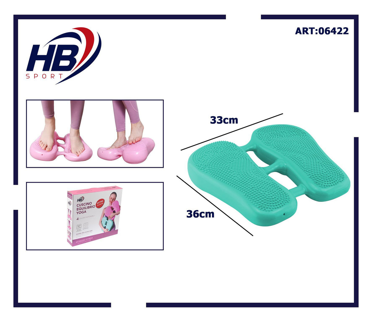 Cuscino equilibrio yoga