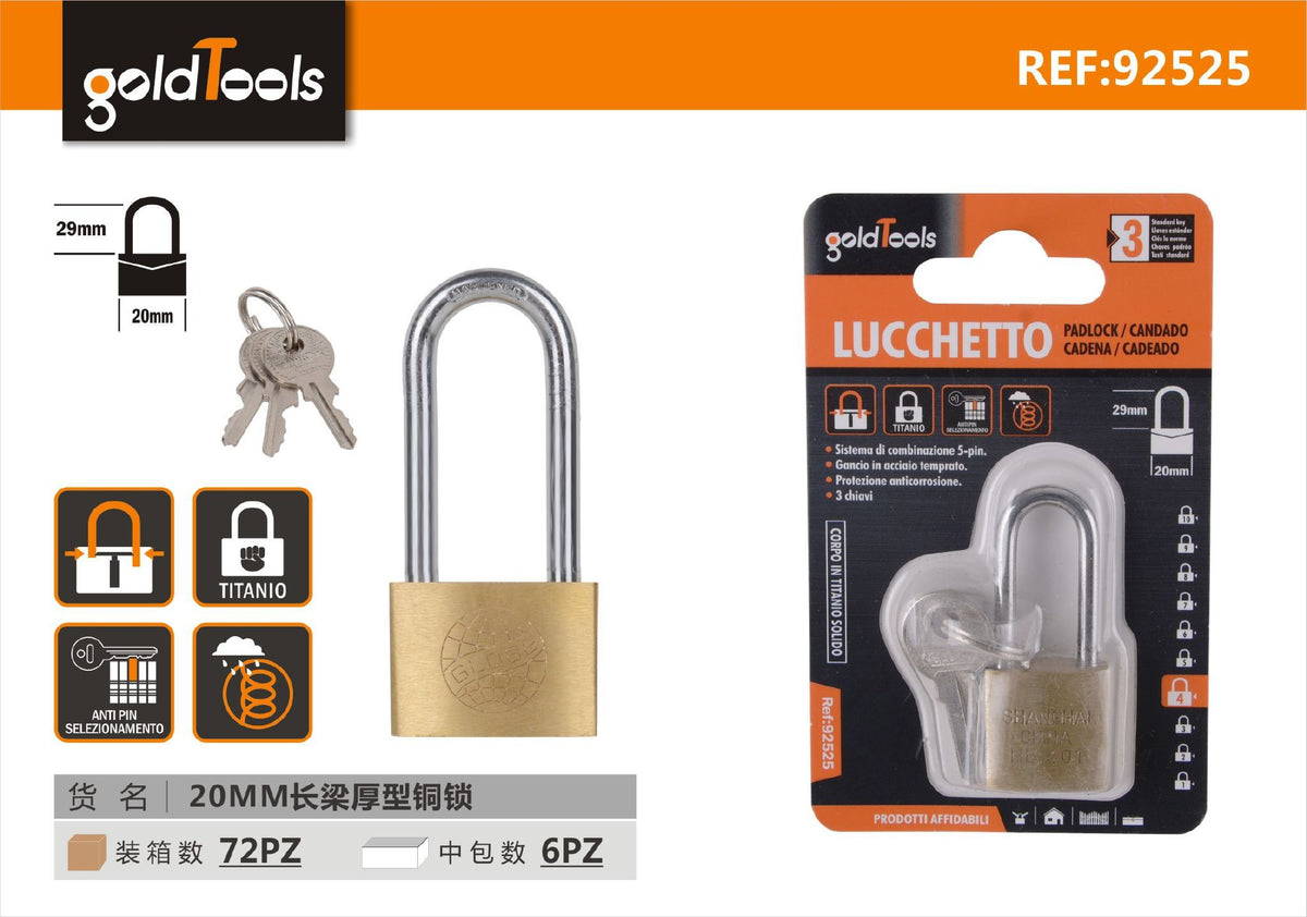 Lucchetto ad arco lungo