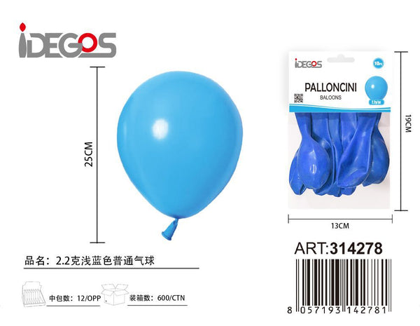 Palloncini in lattice, 10 pollici, 10 pezzi, serie 2,2 g