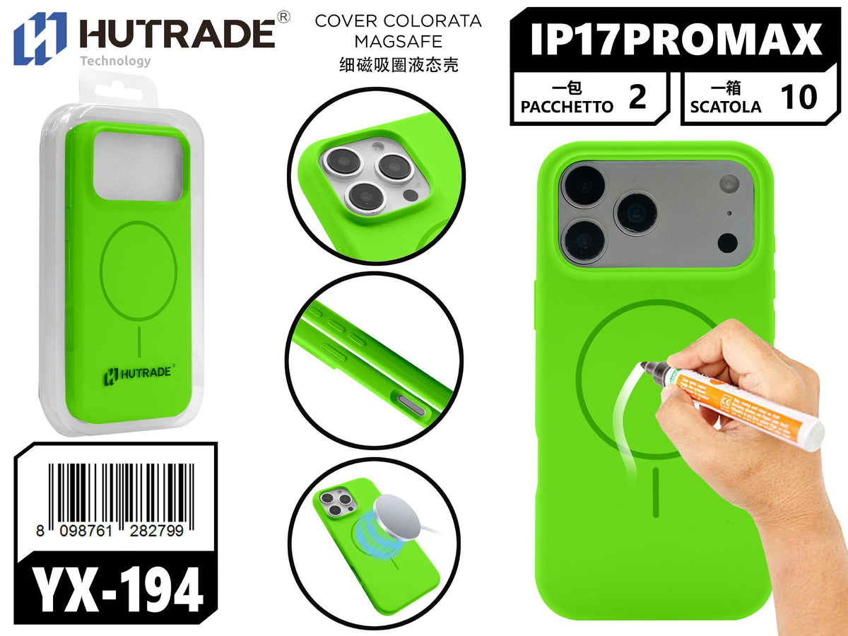 YX-194 COVER COLORATA MAGSAFE IP17PROMAX/IP18PROMAX GIADA