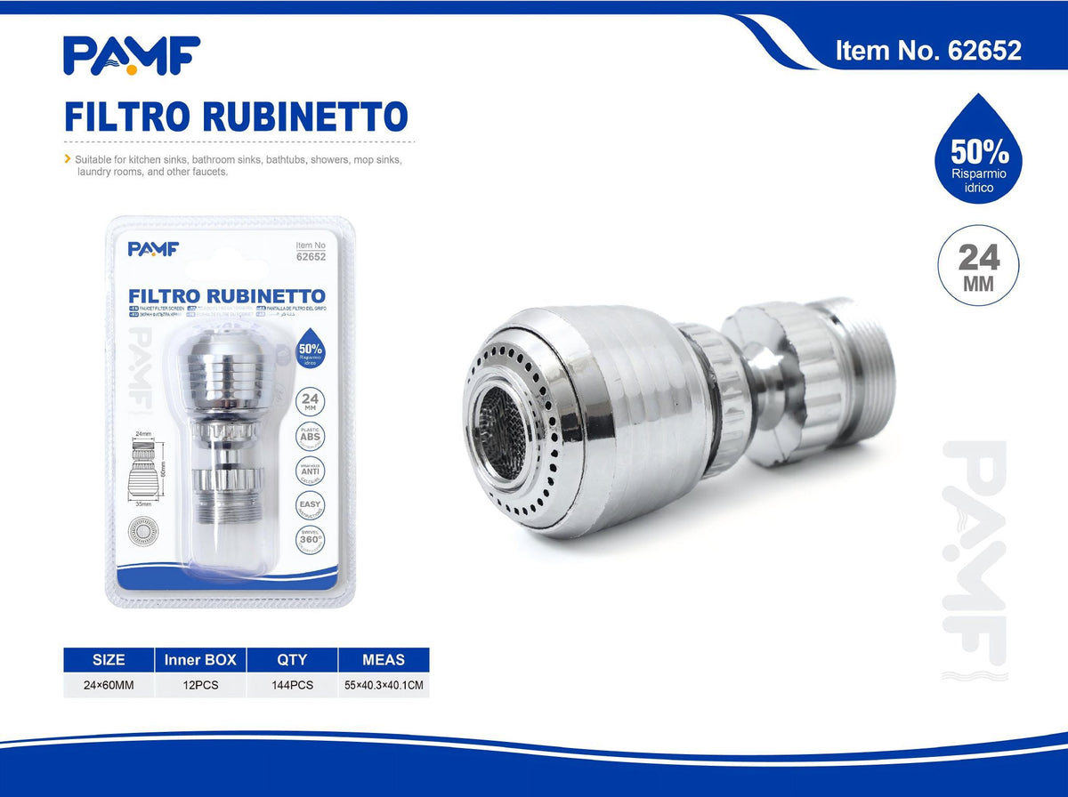 Filtri per rubinetti 32×60MM – art. 62652