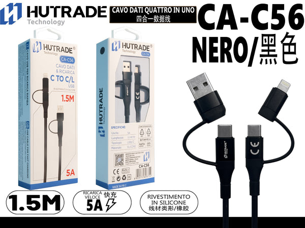 Cavo di ricarica 4 in 1 CA-C56, 1,5 m