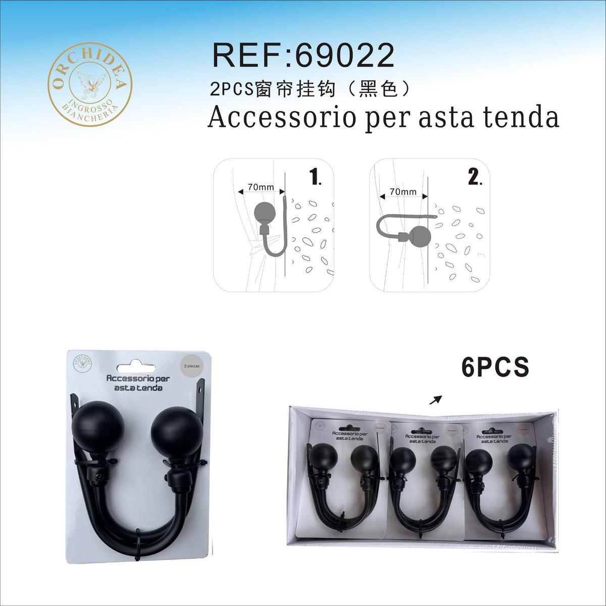 Ganci fermatenda · ART.69022  NERO