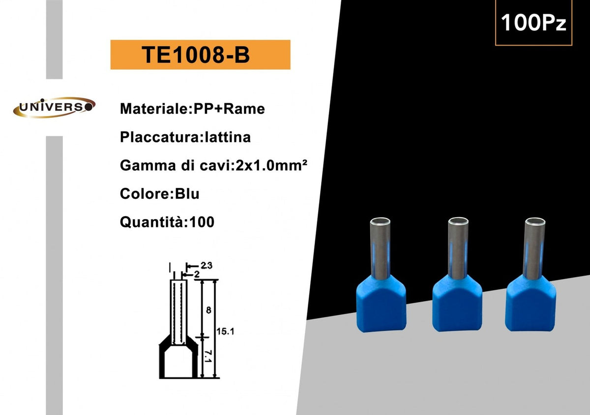 Terminali e capicorda – TE1008-B