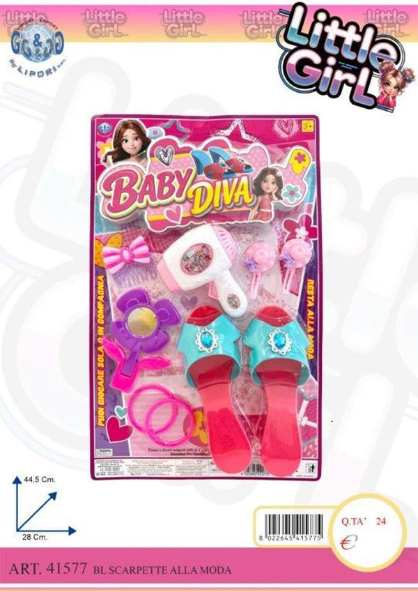 Baby Diva, scarpette e accessori bellezza giocattolo LIP41577