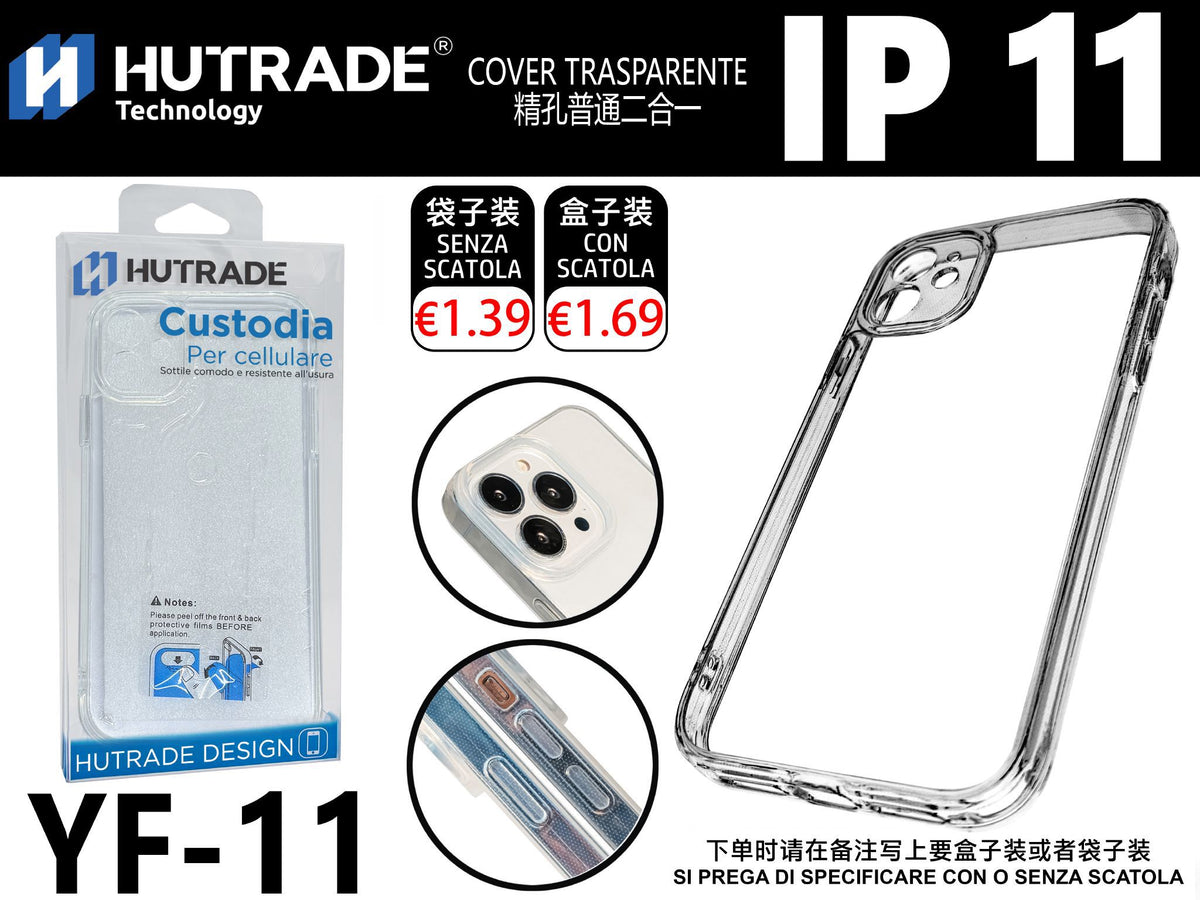 COVER TRASPARENTE TPU IP11 – YF11 666000