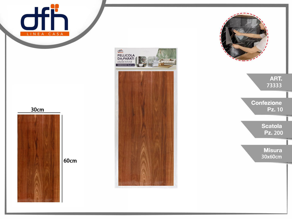 FOGLIO ADESIVO PER RIVESTIMENTI 30 × 60 cm