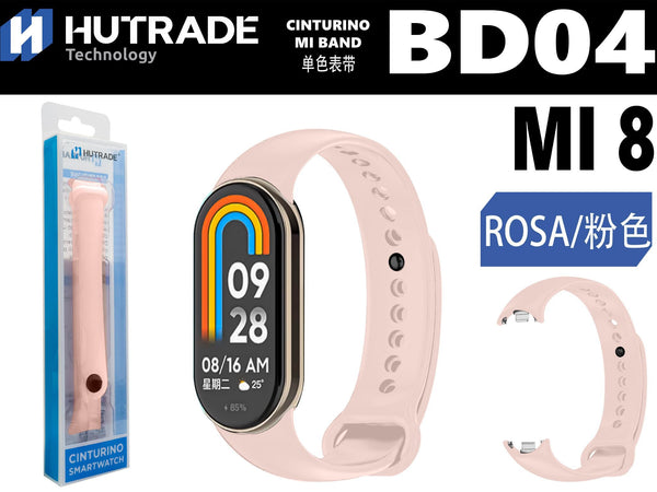 BD04 CINTURINO PER OROLOGIO MI 8 ROSA