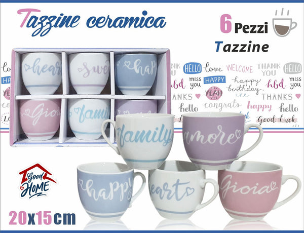 6 tazzine emozioni