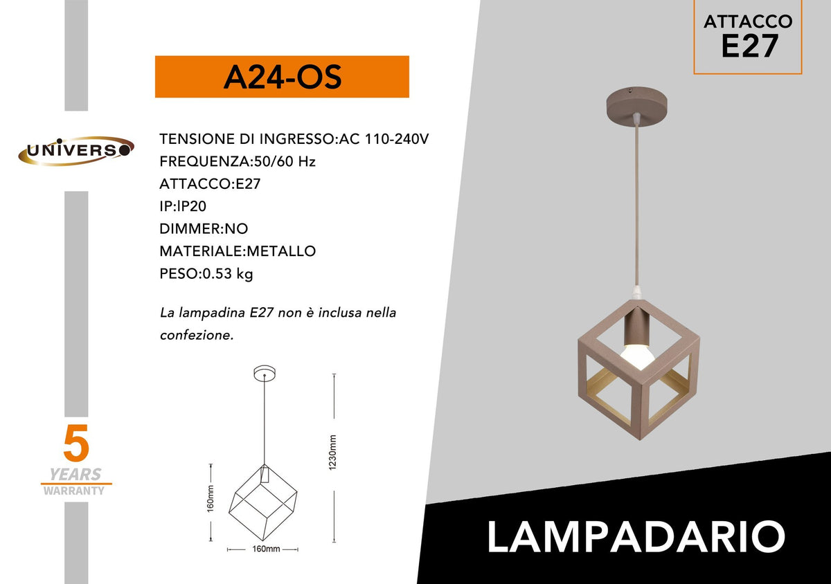 Lampada Da Soffitto Universo – A24-OS