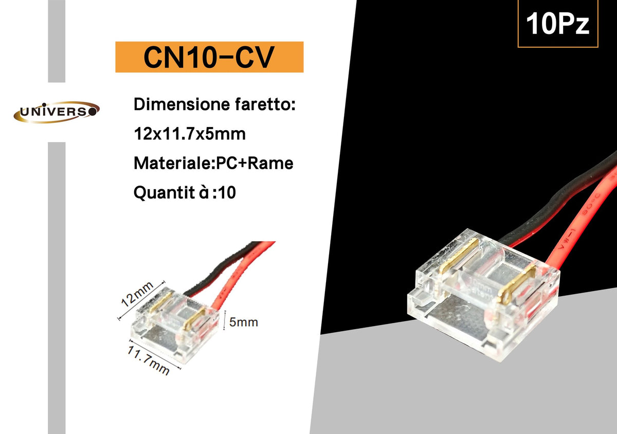 Connettore per strisce LED – CN10-CV