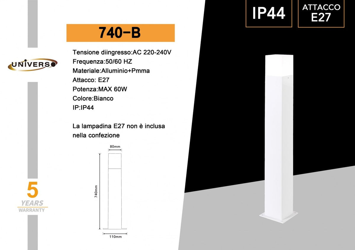 Luce da giardino e da percorso – 740-B