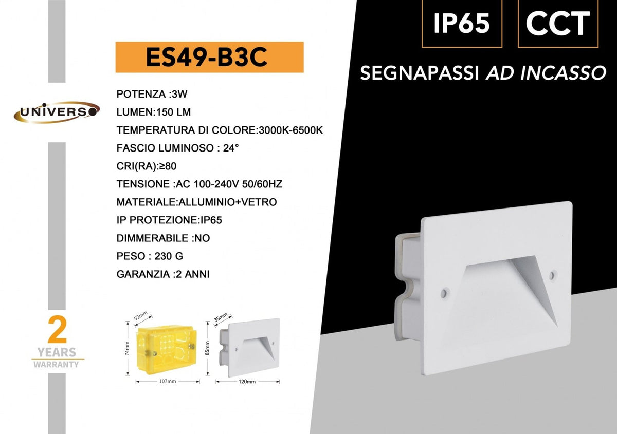 Luce da giardino e da percorso – ES49-B3C