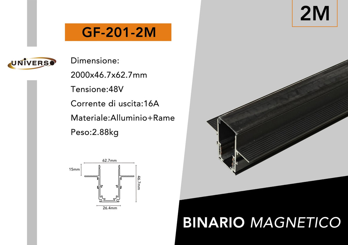 Binario Magnetico Universo – GF-201-2M