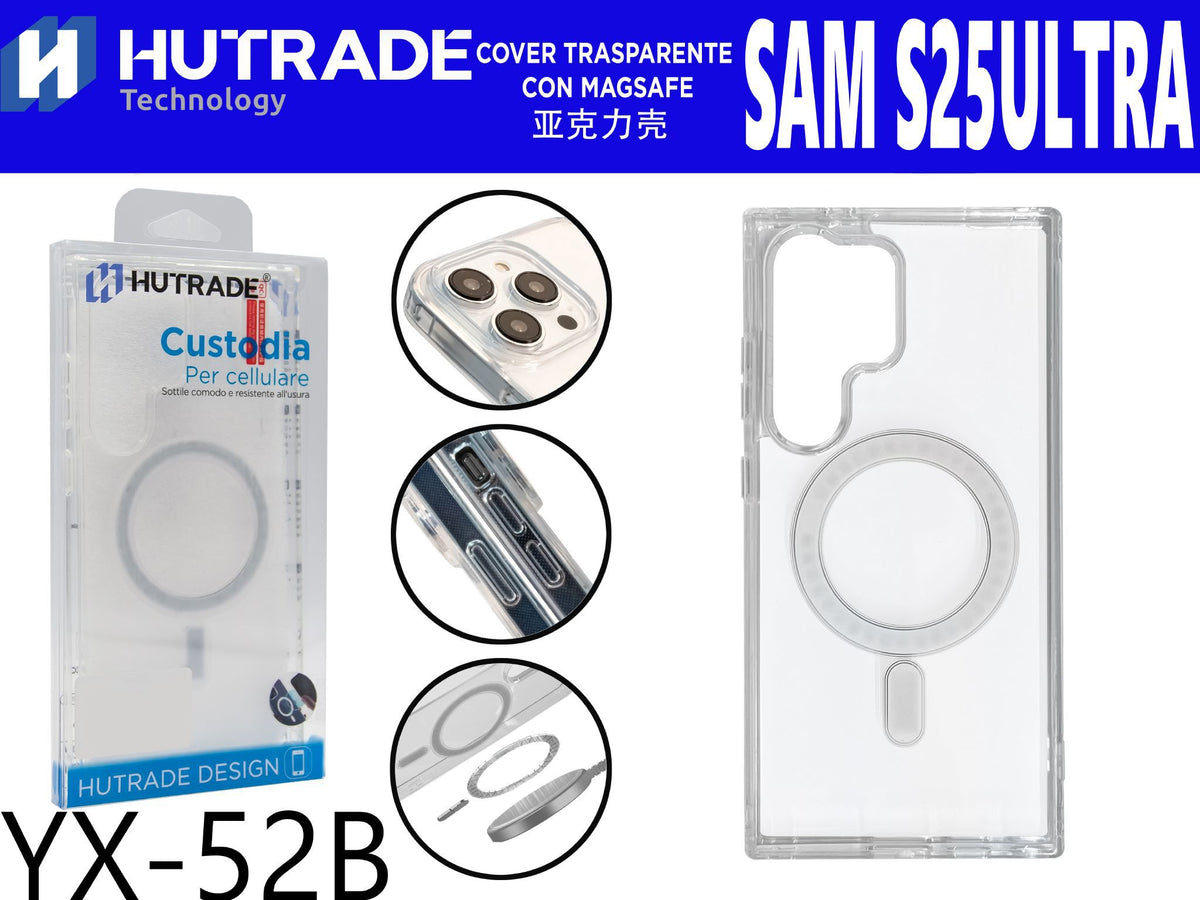 COVER TRASPARENTE MAGSAFE S25 ULTRA – YX52B 033637